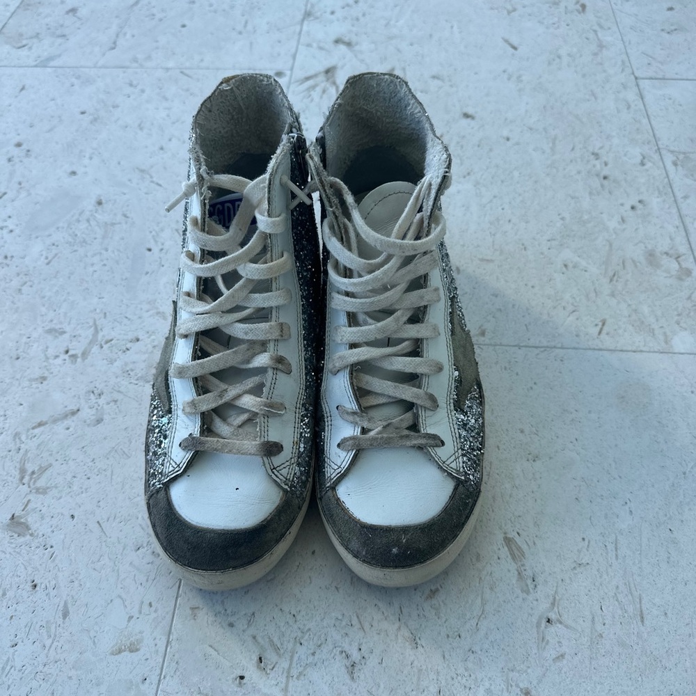 Golden Goose sequin high top sneakers